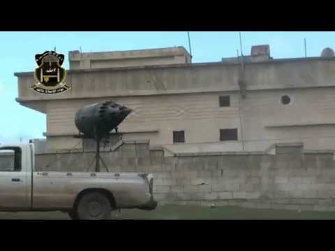 استهداف حواجز بلدة العامرية في تلبيسة في ريف حمص بواسطة صواريخ محلية الصنع من قبل لواء الإيمان بالله