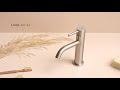 Video: Grifo de lavabo monomando Loop de Sanycces