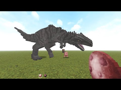 Minecraft's NEW Jurassic World Mod - Mooning & Large Dinosaurs!