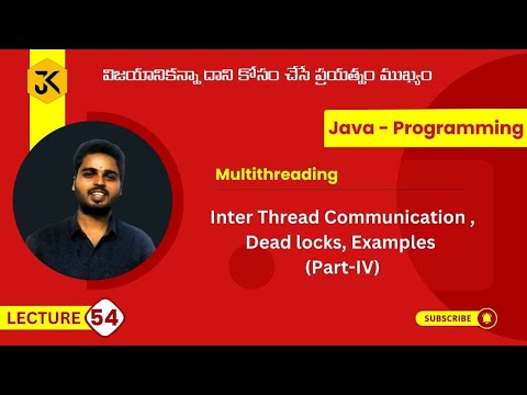 54 Java Multithreading Inter Thread Communication Dead Locks Examples Part Iv Java