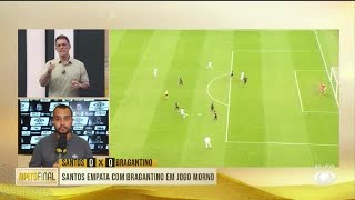 Santos empata com o Bragantino e se complica no Paulistão