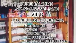 Download lagu Pupuh Balakbak - Aya Warung Sisi Jalan - Kel. Rohani 8D mp3