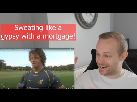 Rob Reacts to... The Funniest Moments of Nick Cummins The Honey Badger