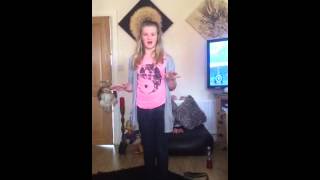 Chelsea Lappin Tandragee singing make you feel my love