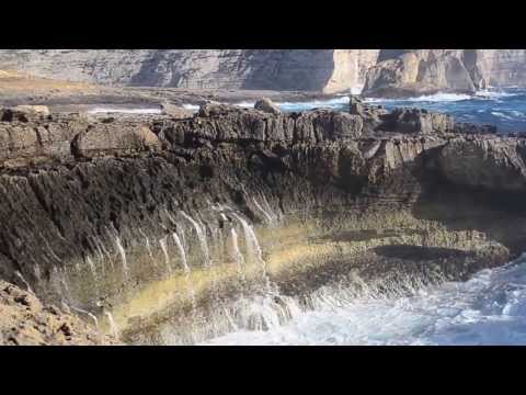 Malta- Massive Waves crashing into rock face