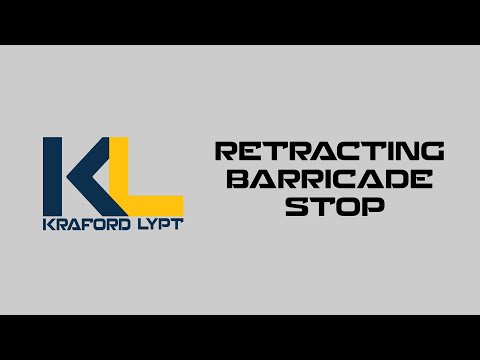 K&L Retracting Barricade Stop