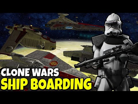 Realistic Clone Wars Venator SHIP BOARDING! - Star Wars: Battlefront II HD Remastered Mod