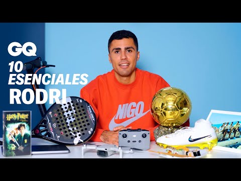 Rodri: 10 things he can’t live without | 10 Essentials | GQ Spain