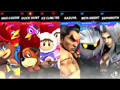 Super Smash Bros Ultimate Amiibo Fights Request  Team Battle at Fountain of Dreams
