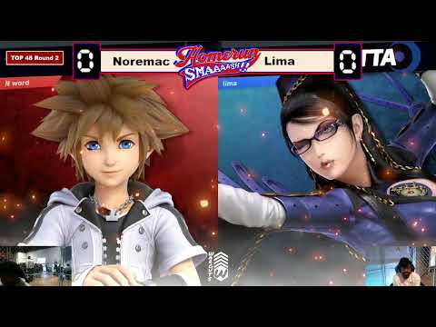 Noremac (Sora) vs Lima (Bayonetta) - Winners Top 48 - Homerun Smash 2!
