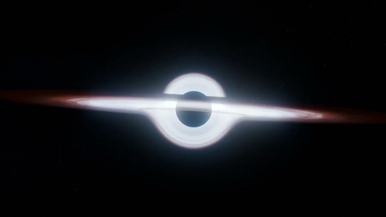 Black Hole Scene Animation 3D Model