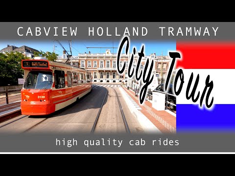 [5K] The Hague City Tour Museum Tram CABVIEW HOLLAND Haags Openbaar Vervoer Museum 4sep 2021