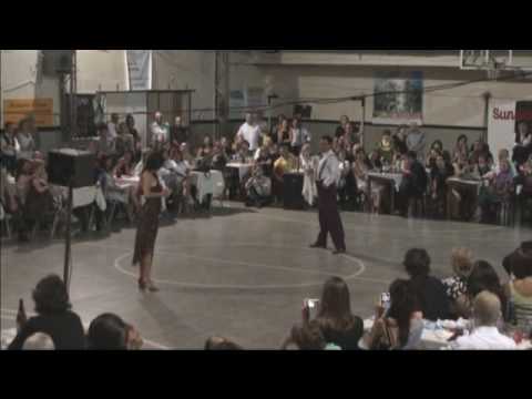 Natacha Poberaj and Fabian Peralta dance Zamba