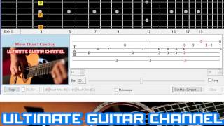 [Guitar Solo Tab] More Than I Can Say (Leo Sayer)