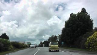 preview picture of video 'Driving Along Rue Marcel Le Goff (D264), Carhaix-Plouguer, Finistère, France 6th July 2012'