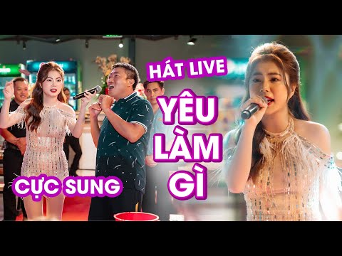 Yêu Làm Gì Live Cực Sung - Yêu Làm Gì Để Rồi Phải Khóc | Cơn Bão Tình Yêu | Quỳnh Lady x Đạt Khói