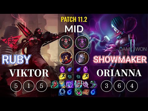 RW Ruby Viktor vs DWG ShowMaker Orianna Mid - KR Patch 11.2
