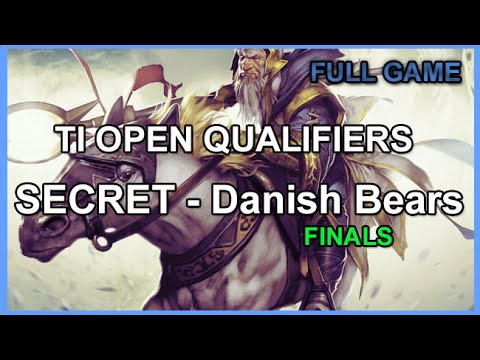 Team Secret vs Danish Bears Game 1 | The International Open Qualifiers Finals