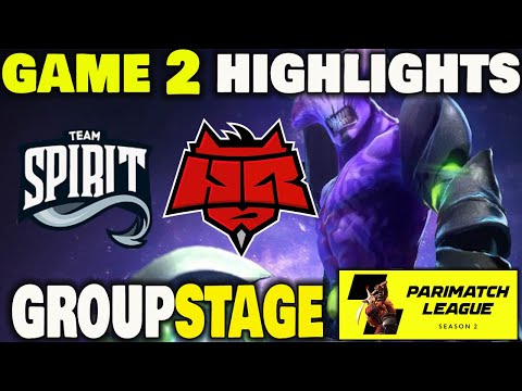 TEAM SPIRIT VS HELLRAISERS GAME 2 Highlights Parimatch League Season 2