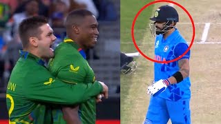 Virat Kohli Gets Angry On Lungi Ngidi After He Gets Out In Ind Vs Sa ||