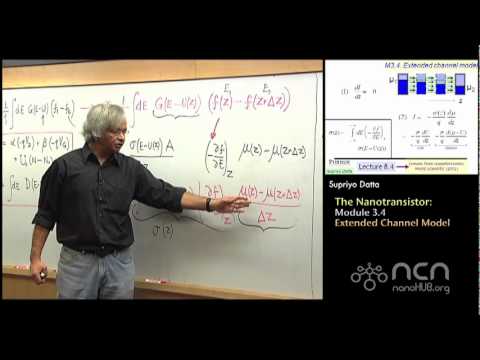 nanoHUB-U Fundamentals of Nanoelectronics I: M3.4 The Nanotransistor - Extended Channel Model