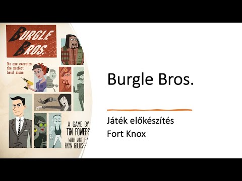 Burgle Bros - Játék előkészítés - Robert SoloPlay