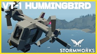 小型VTOL機　RDI VT-1 ハミングバード・・Stormworks  【クラフト】