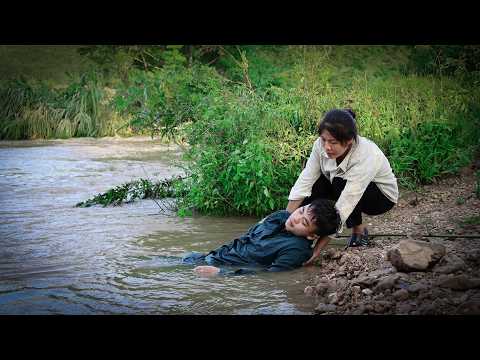 Homeless girl saves police officer drifting on river, and the surprising story behind it.