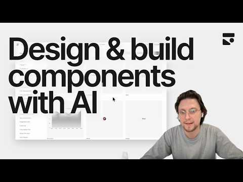 Ask AI to design and build components