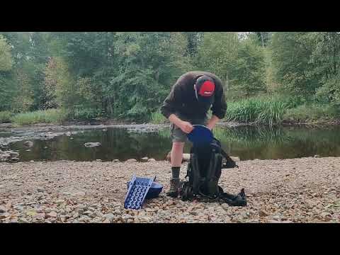 Goud zoeken in Zweden met de XP goudpan set en de XP sluice box.