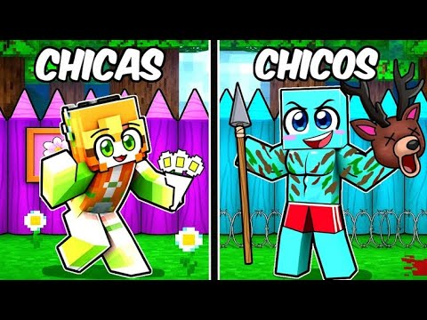 Girls' Base vs. Boys' Base in Minecraft 99 Nights!