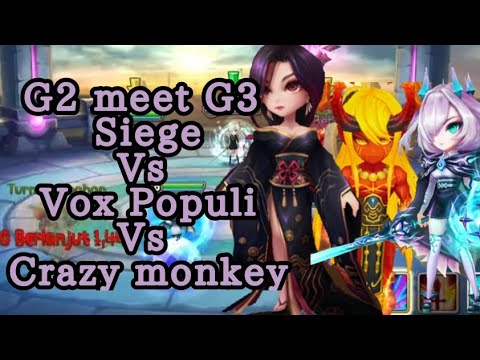 [Summoners War]This Sylvia defense annoys me 🤡 Siege Vs Vox Populi Vs Crazy monkey
