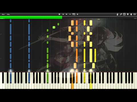 [Synthesia] LiSa - Crossing Field Piano (Duet Version) [Sword Art Online]