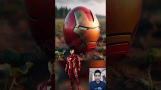 Superheroes but egg 💥 Marvel & DC - All Characters #avengers #shorts #feed #marvel