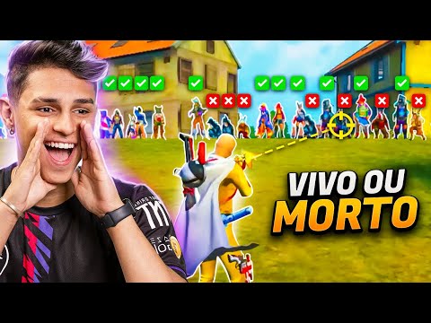 TENTE NÃO RIR! MORTO OU VIVO DO FREE FIRE!!