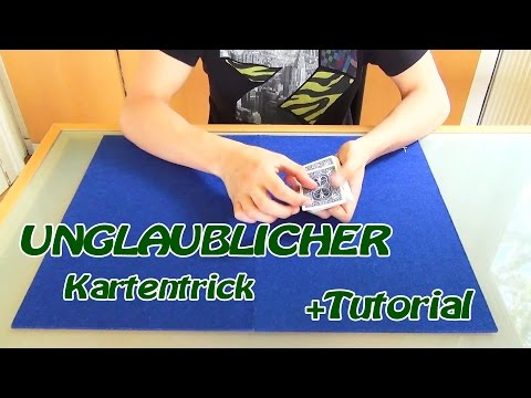 UNGLAUBLICHER Kartentrick + TUTORIAL/Erklärung auf Deutsch/German