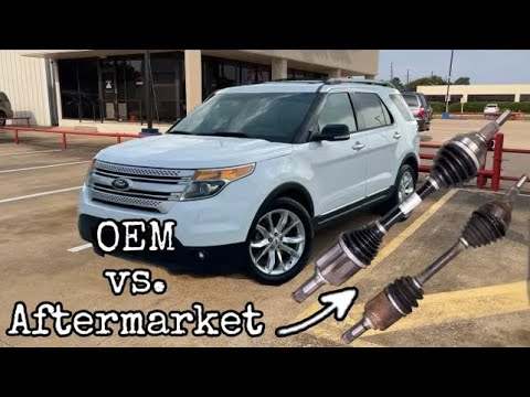 2013 Ford Explorer CV Axle Replacement