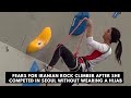 Fears For Iranian Rock Climber After She Competed In Seoul Without Wearing A Hijab Elnak Rekabi