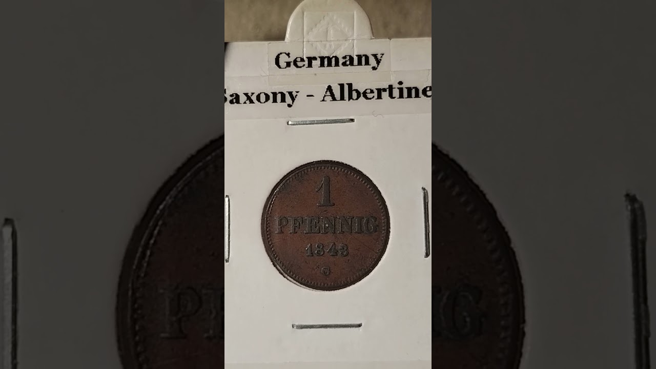 German States 1843 - 1 Pfennig