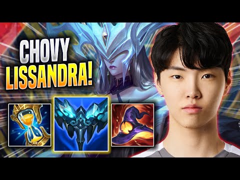 CHOVY IS SO CRAZY WITH LISSANDRA! - GEN Chovy Plays Lissandra MID vs Taliyah! | Season 2023
