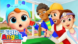 Download lagu Apa Pekerjaan Ayah dan Ibu mu? | Kartun Anak | Little Angel Bahasa Indonesia mp3