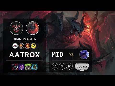 Aatrox Mid vs Ryze - KR Grandmaster Patch 10.4
