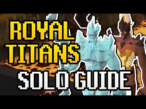 NEW SOLO Royal Titans Boss Quick Guide! (New Fire/Ice Giant Boss Full Solo Guide + Loot)