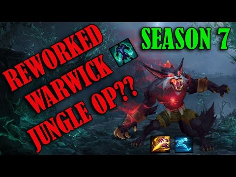 I SHOULD'VE GOT AN S RIOT!! SECRET OP Warwick Jungle Gameplay | SEASON 7 LEAGUE OF LEGENDS