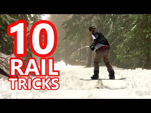 10 Snowboard Rail Tricks to Learn First
