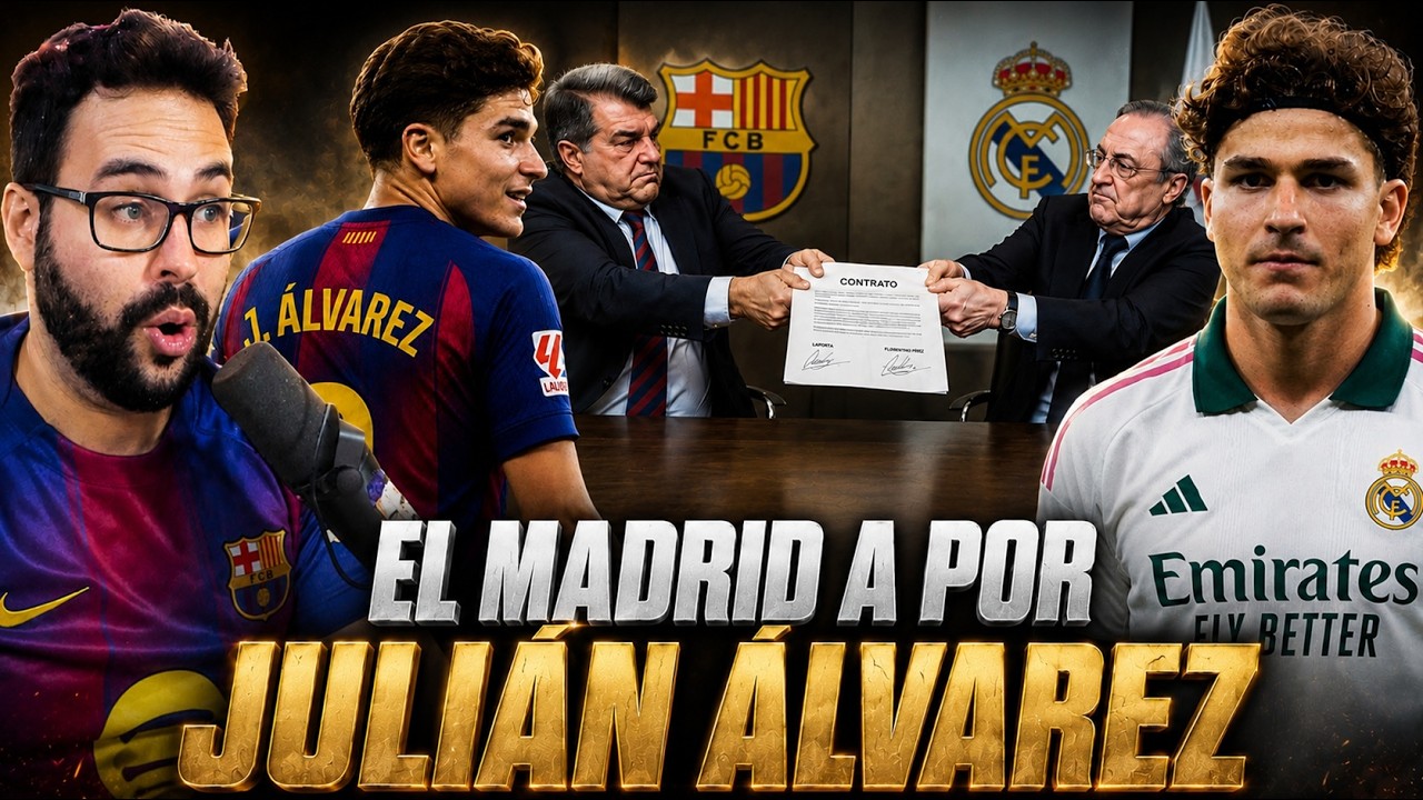 🚨¡El REAL MADRID QUIERE a JULIÁN ÁLVAREZ! ASÍ lo ASEGURAN ¿PARA PERJUDICAR al BARÇA? Los DETALLES