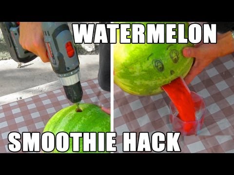 Make a Watermelon Smoothie in 2 Minutes