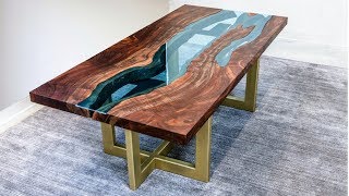 Live Edge River Table | Woodworking How-To