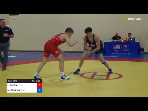 2018 Marine Corps US Open/Senior Men's Freestyle 70 Con 16 #2 - Luke Gardner (NLWC) Vs. Mike Depal