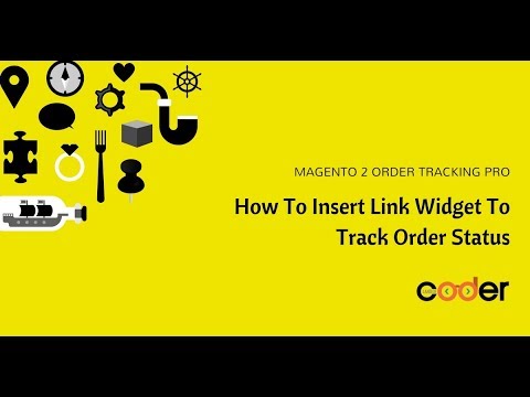 How To Insert Link Widget To Track Order Status Fast - Magento 2 Order Tracking Tutorials
